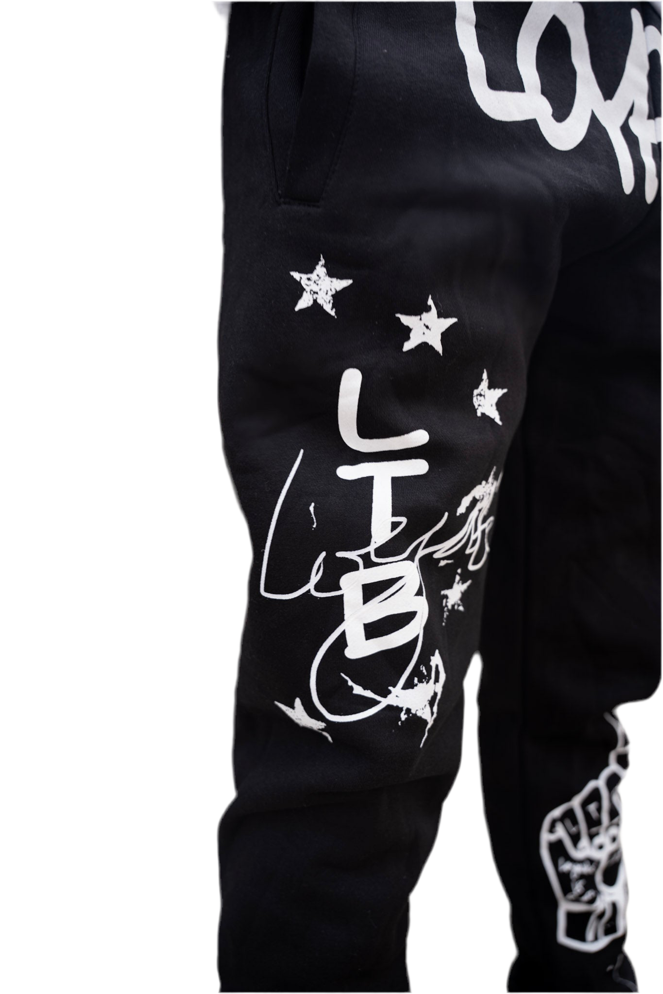 Black Throw Ls Up