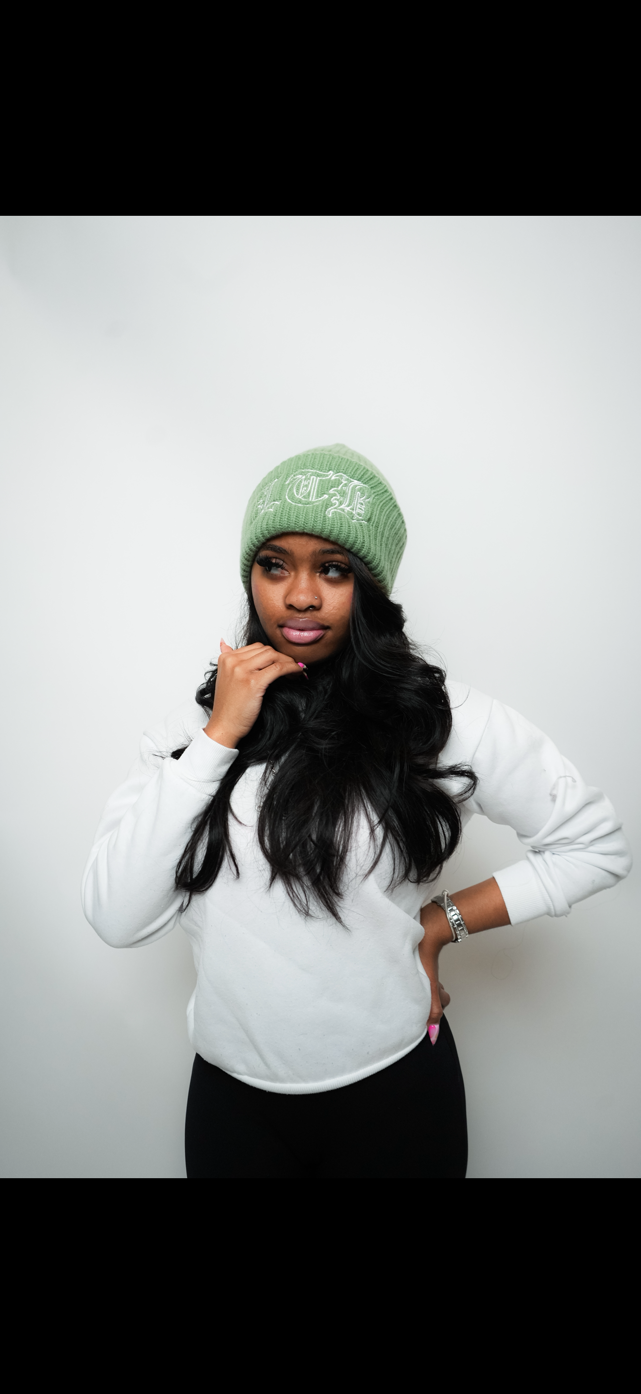 Old English LTB beanie